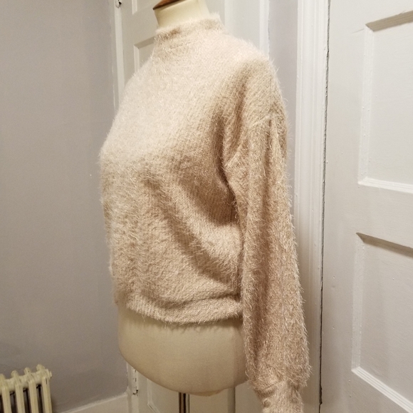Bershka Furry Chenille Sweater, Size XS - Picture 10 of 16